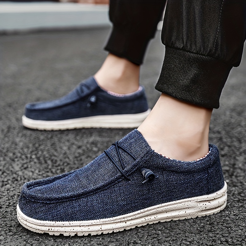 mens loafer shoes with decorative shoelaces comfy non slip slip on breathable shoes sneakers spring and summer details 5